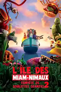 Jaquette du film L'Île des Miam-nimaux : Tempête de boulettes géantes 2