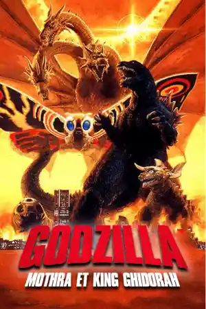 Jaquette du film Godzilla, Mothra and King Ghidorah: Giant Monsters All-Out Attack